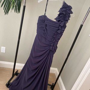 Plum Purple evening gown